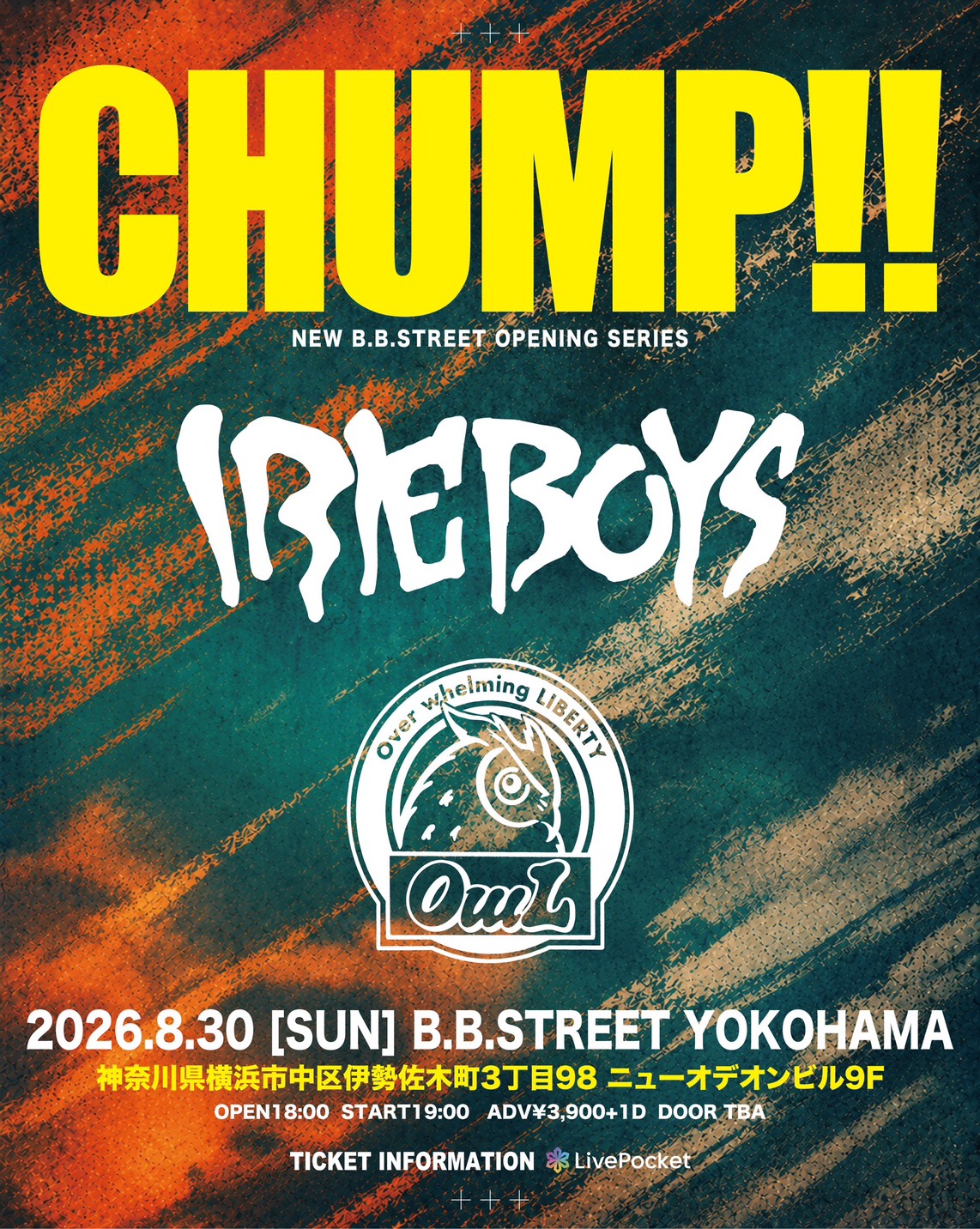 “CHUMP!!” -NEW B.B.STREET OPENING SERIES-
